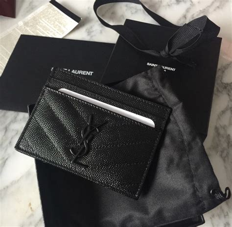 blue ysl card holder|ysl card holder selfridges.